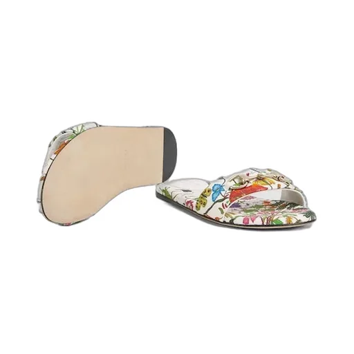 Slide Sandal With Horsebit
