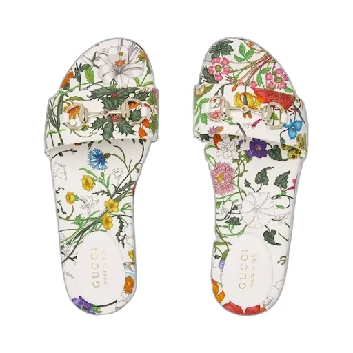 Slide Sandal With Horsebit