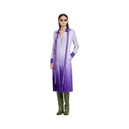 Printed Silk Dress