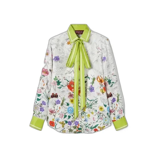 Printed Silk Shirt