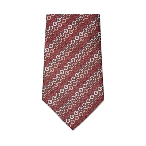 Horsebit Silk Jacquard Tie