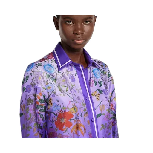 Printed Silk Shirt