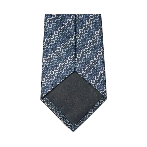Horsebit Silk Jacquard Tie