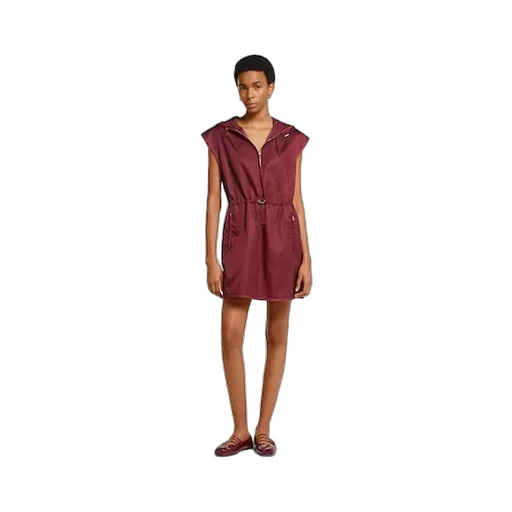 Fine Nylon Dress With Logo