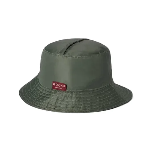 Reversible Gg Nylon Bucket Hat