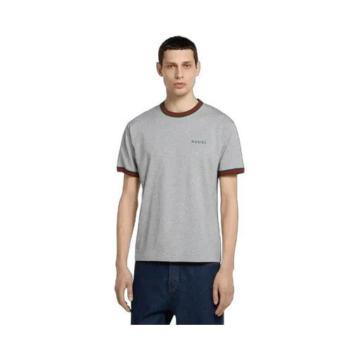 Cotton Jersey T-Shirt With Embroidery