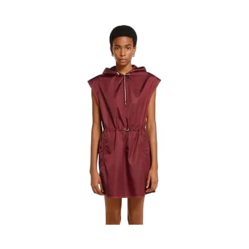 Fine Nylon Dress With Logo