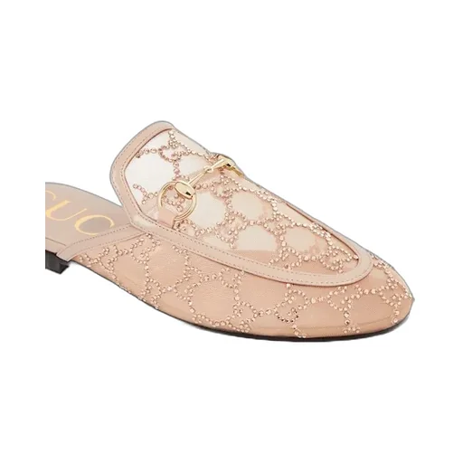 Gg Crystal Princetown Slipper