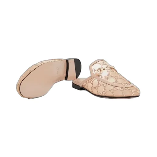 Gg Crystal Princetown Slipper