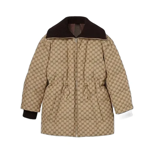 Gg Canvas Puffer Jacket