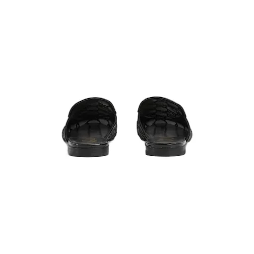 Gg Crystal Princetown Slipper