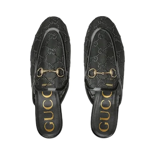 Gg Crystal Princetown Slipper