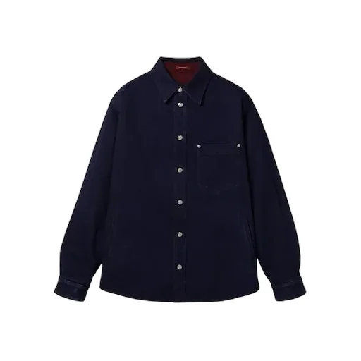 Reversible Denim And Flannel Shirt