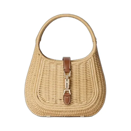 Gucci Jackie 1961 Wicker Small Bag