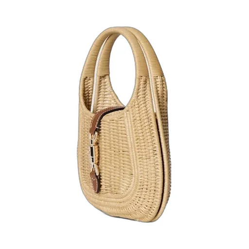 Gucci Jackie 1961 Wicker Small Bag