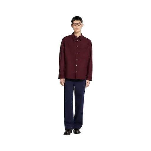 Reversible Denim And Flannel Shirt