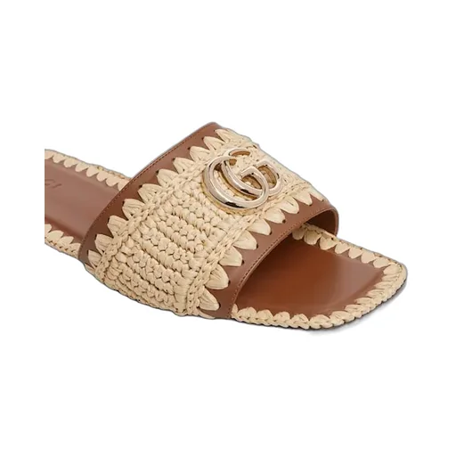 Slide Sandal With Double G