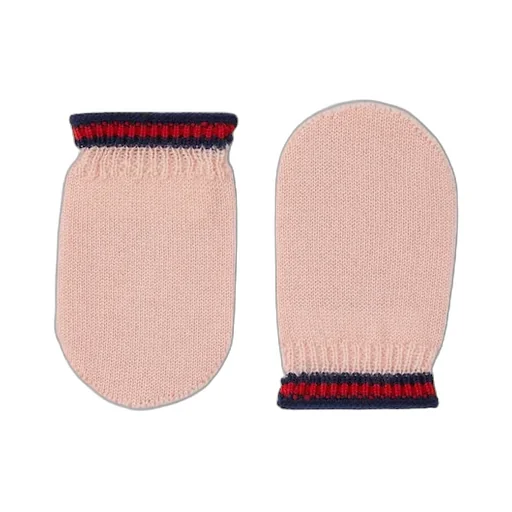 Baby Wool Mittens With Web
