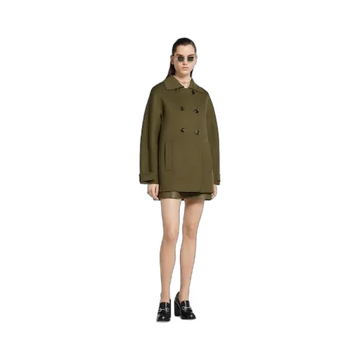 Wool Double-Breasted Coat