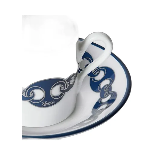 Gucci Marina Coffee Cup And Saucer, Set Of Two