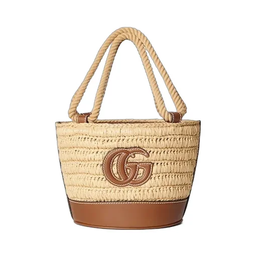 Woven Mini Bucket Bag