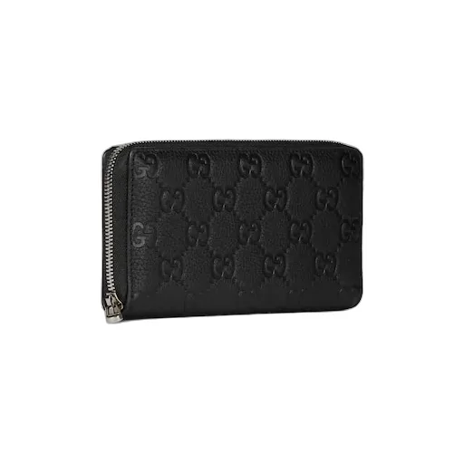 Gucci Imprint Zip Around Wallet