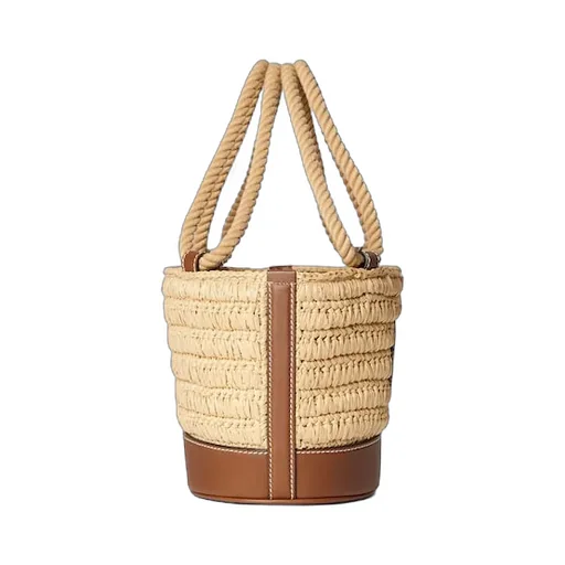 Woven Mini Bucket Bag