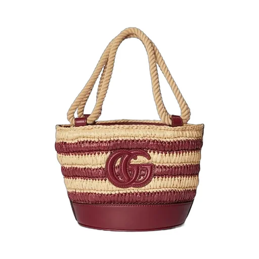 Woven Mini Bucket Bag