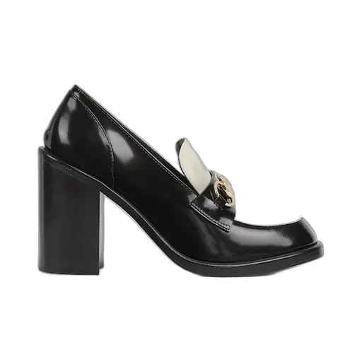 Heeled Loafer With Horsebit