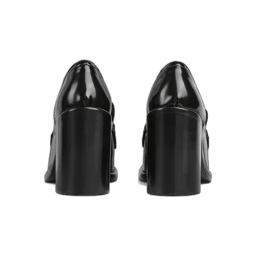 Heeled Loafer With Horsebit