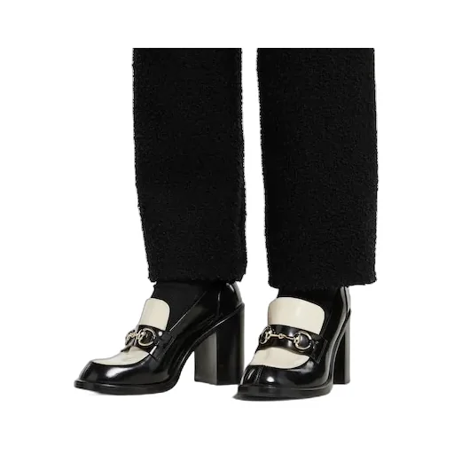 Heeled Loafer With Horsebit
