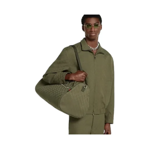 Gg Canvas Large Duffle Bag