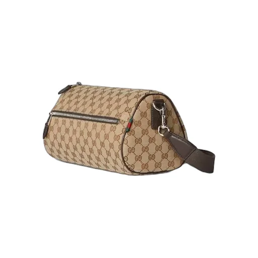 Gg Canvas Small Cylinder Bag