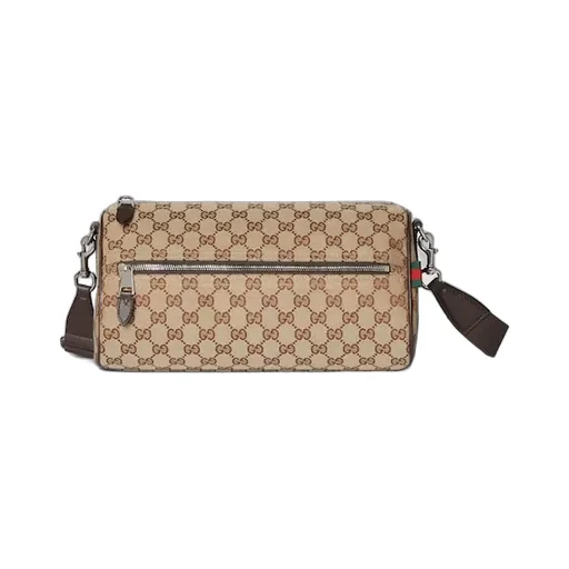 Gg Canvas Small Cylinder Bag