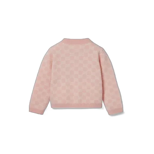 Baby Gg Wool Jacquard Cardigan