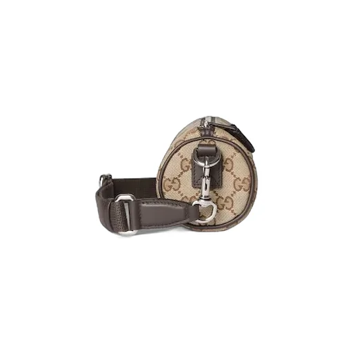 Gg Canvas Mini Cylinder Bag