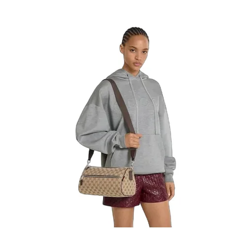Gg Canvas Small Cylinder Bag