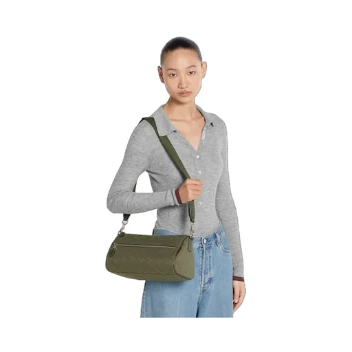 Gg Canvas Small Cylinder Bag