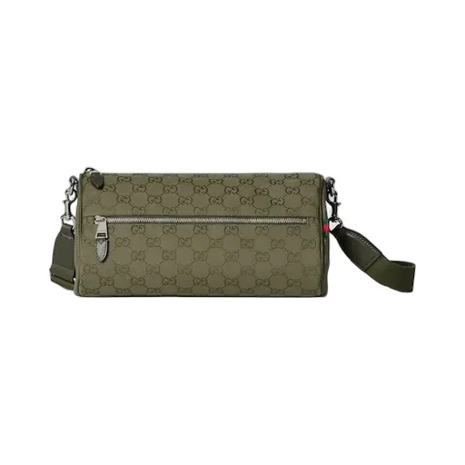 Gg Canvas Small Cylinder Bag