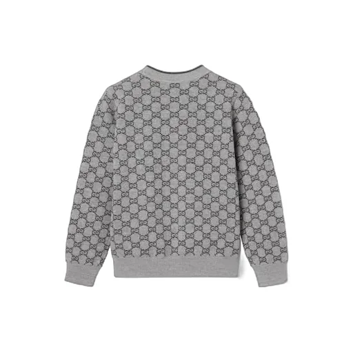 Children's Gg Wool Jacquard Sweater