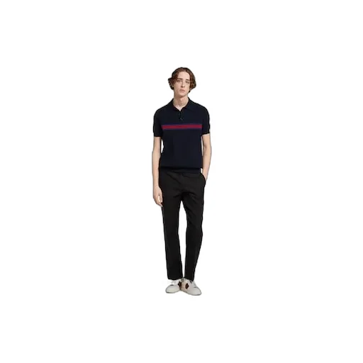 Cotton Piquet Polo Shirt With Web