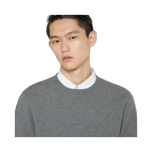 Wool Cashmere Knit Double Sweater