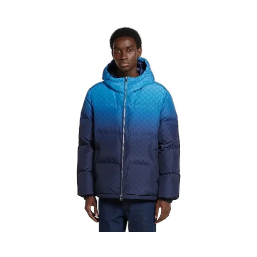 Printed Poplin Tech Zip Jacket