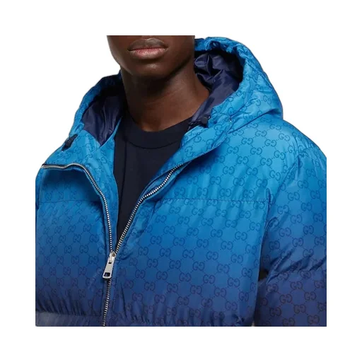 Printed Poplin Tech Zip Jacket