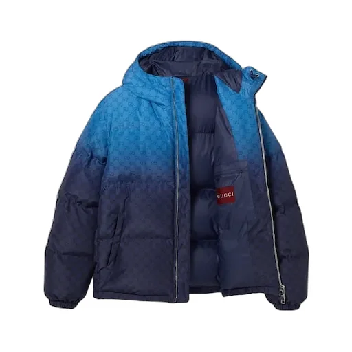 Printed Poplin Tech Zip Jacket