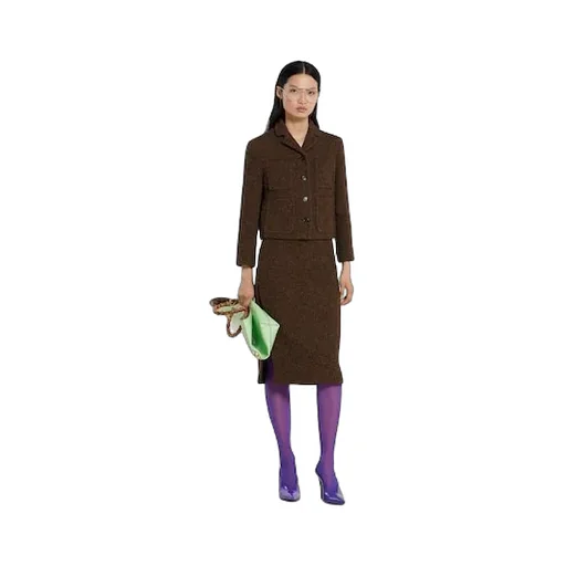 Seeded Wool Jacket