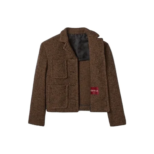 Seeded Wool Jacket