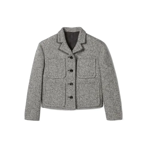 Double Cotton-Wool Mouliné Jacket
