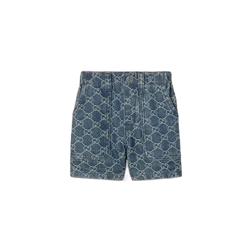 Baby Gg Denim Shorts