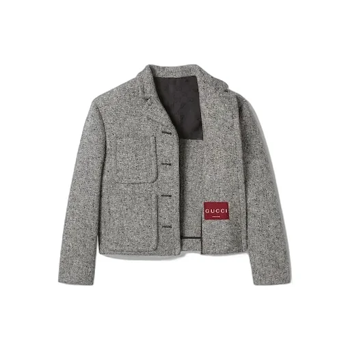 Double Cotton-Wool Mouliné Jacket